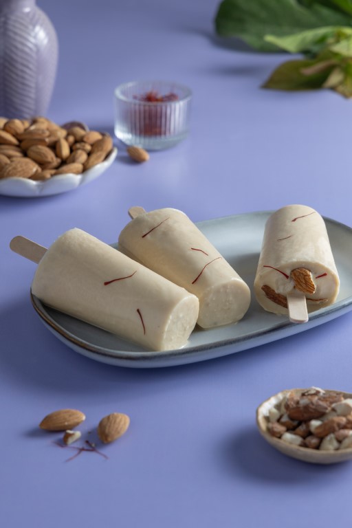 Kesar badam kulfi